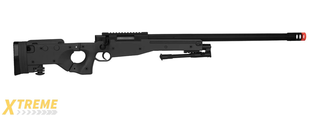 M1196 BOLT ACTION AIRSOFT SNIPER RIFLE W/ FOLDING STOCK - MULTI COLOR OPTIONS