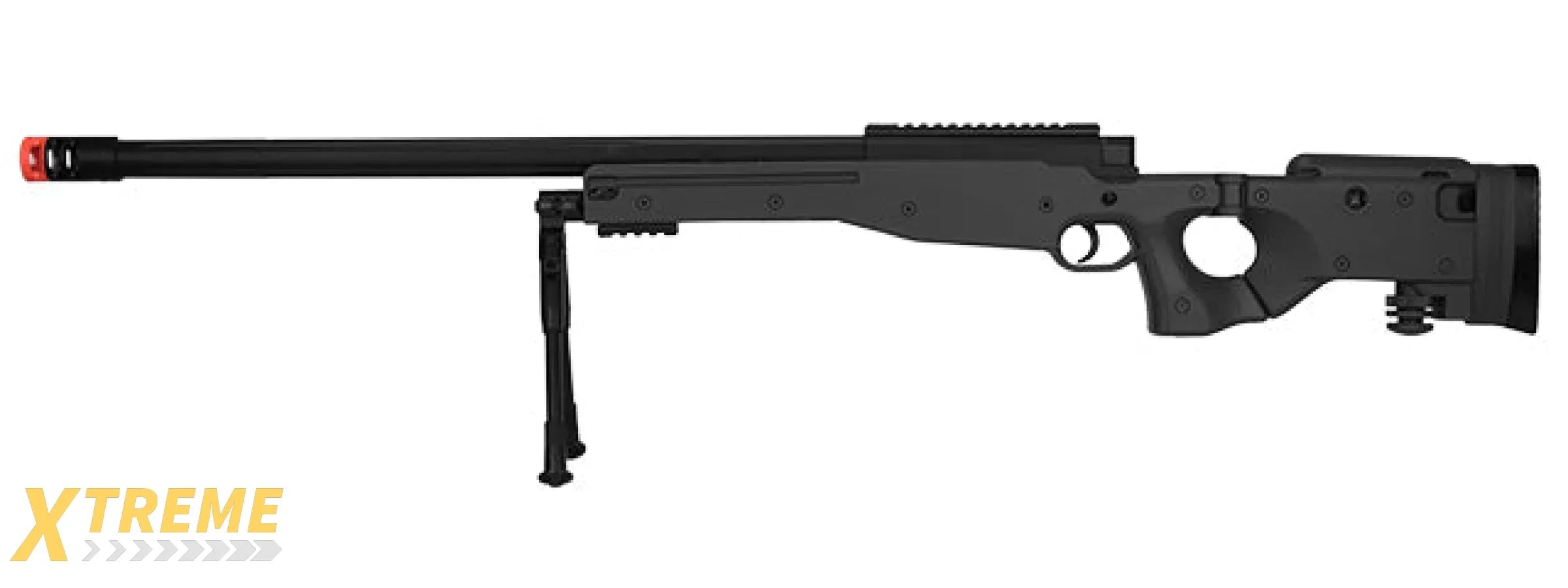 M1196 BOLT ACTION AIRSOFT SNIPER RIFLE W/ FOLDING STOCK - MULTI COLOR OPTIONS