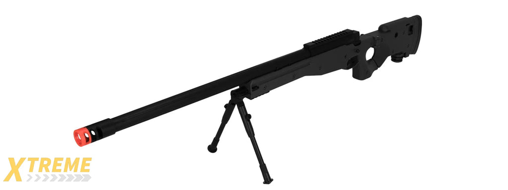 M1196 BOLT ACTION AIRSOFT SNIPER RIFLE W/ FOLDING STOCK - MULTI COLOR OPTIONS
