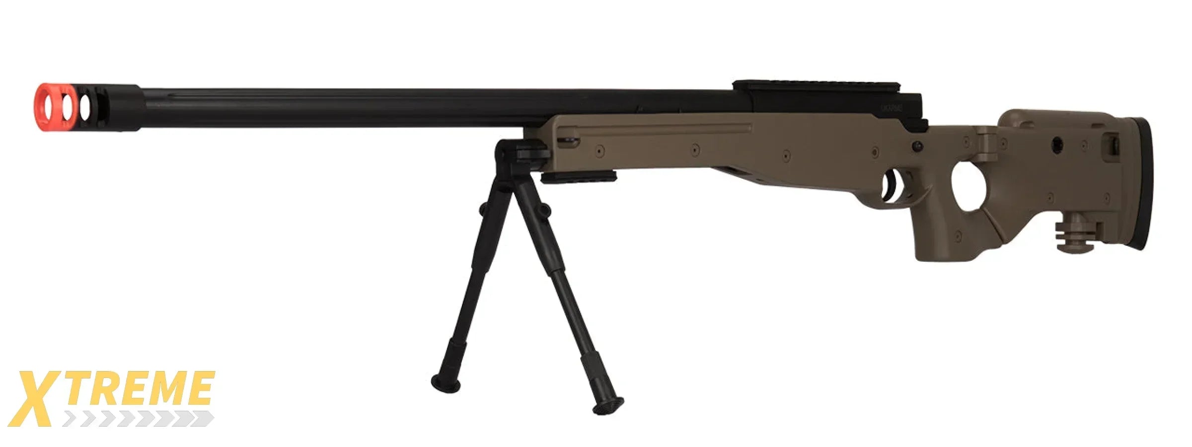 M1196 BOLT ACTION AIRSOFT SNIPER RIFLE W/ FOLDING STOCK - MULTI COLOR OPTIONS