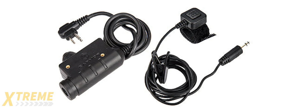 M52-M2 EARMOR TACTICAL ADAPTER PTT FOR MOTOROLA 2-WAY VERSION (BLACK)