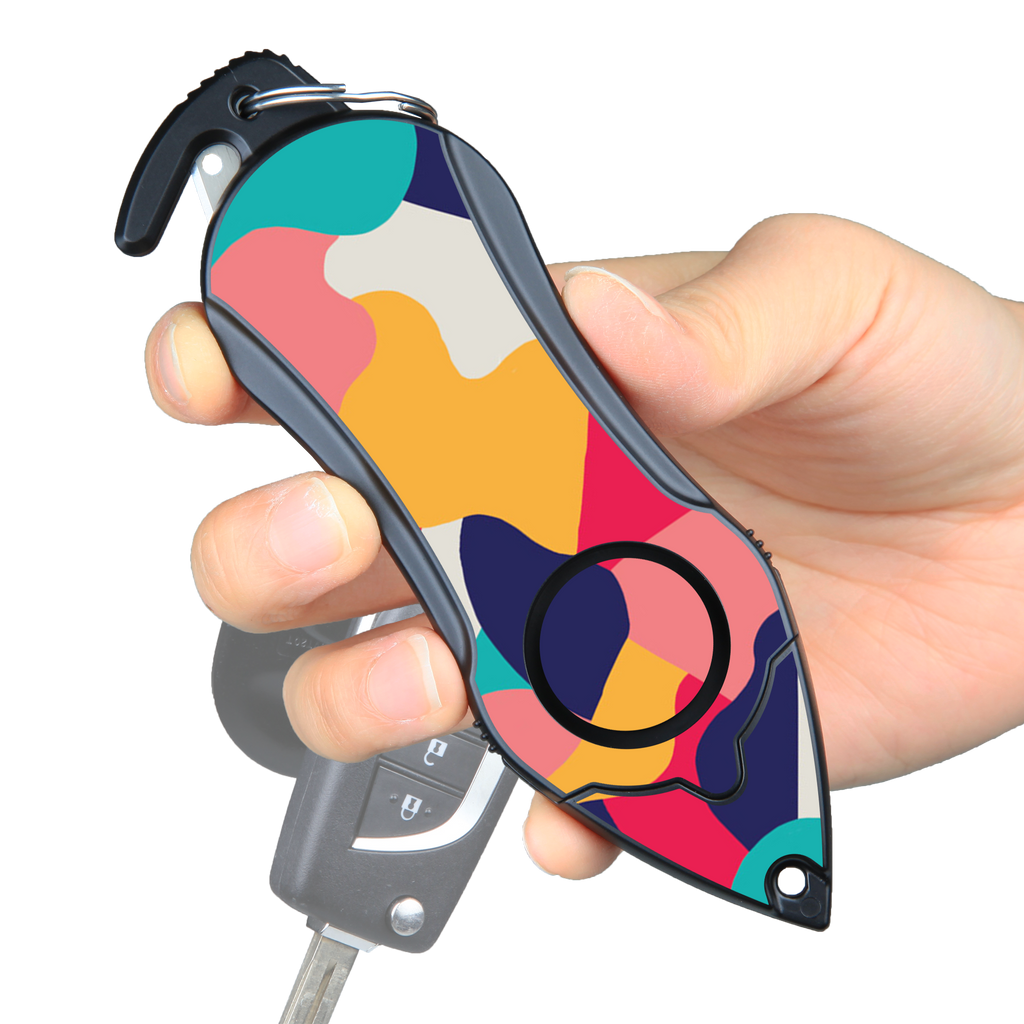 Personal Alarm Keychain Safety Emergency Tool (Colorful)