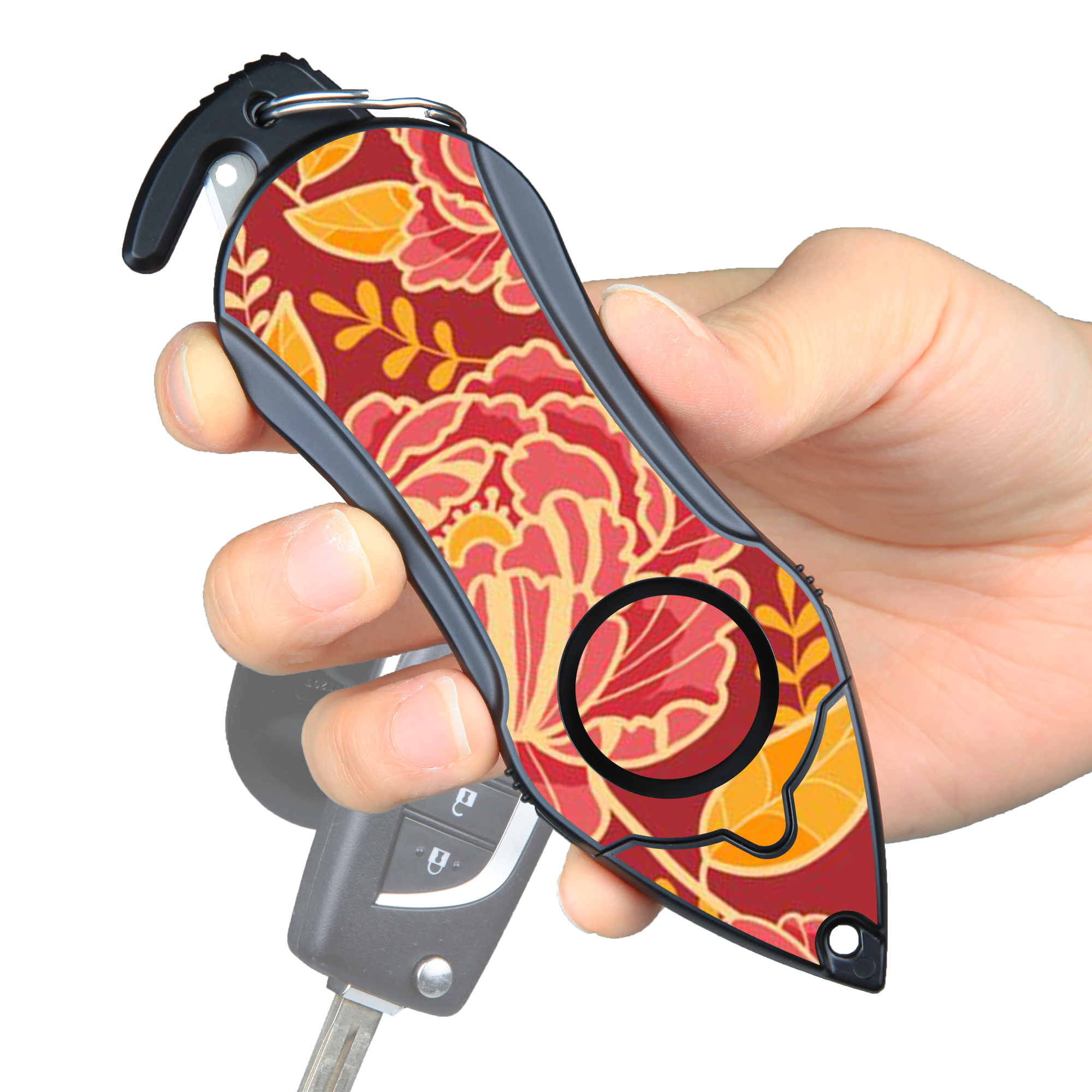 Personal Alarm Keychain Safety Emergency Tool (Peony)