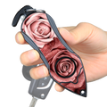 Personal Alarm Keychain Safety Emergency Tool  (Twin Rose)