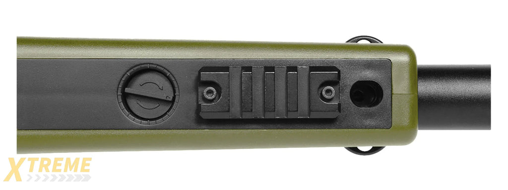 MB4408D MK96 Covert Airsoft Sniper Rifle w/ Scope & Bipod (OD GREEN)