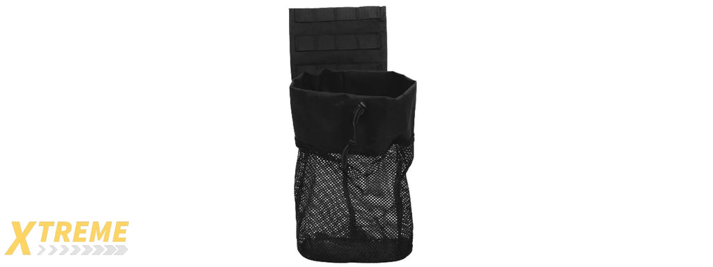 MOLLE PLATFORM FOLD-AWAY NETTING DUMP POUCH - TACTICAL REINFORCED ACCESSORY