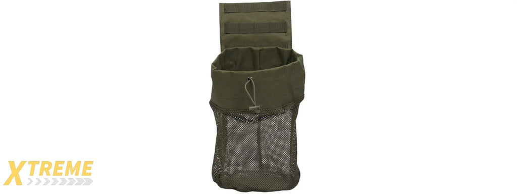 MOLLE PLATFORM FOLD-AWAY NETTING DUMP POUCH - TACTICAL REINFORCED ACCESSORY
