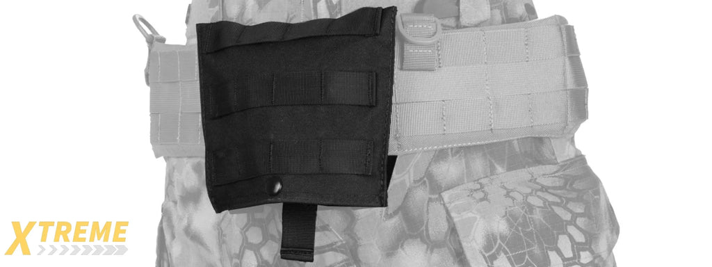 MOLLE PLATFORM FOLD-AWAY NETTING DUMP POUCH - TACTICAL REINFORCED ACCESSORY