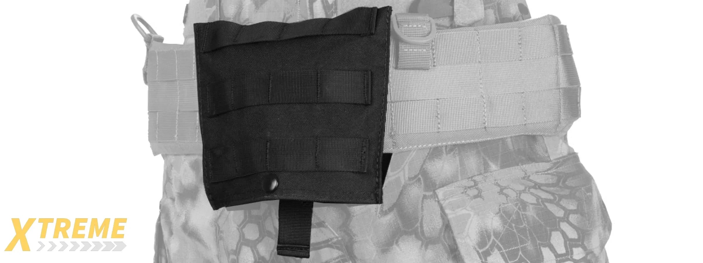 MOLLE PLATFORM FOLD-AWAY NETTING DUMP POUCH - TACTICAL REINFORCED ACCESSORY