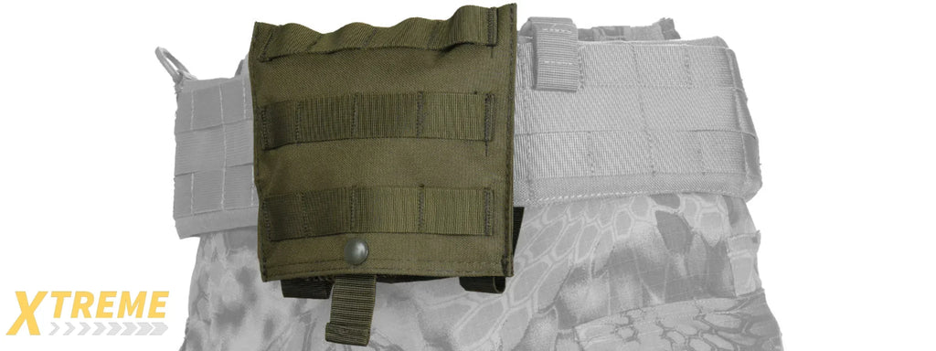 MOLLE PLATFORM FOLD-AWAY NETTING DUMP POUCH - TACTICAL REINFORCED ACCESSORY