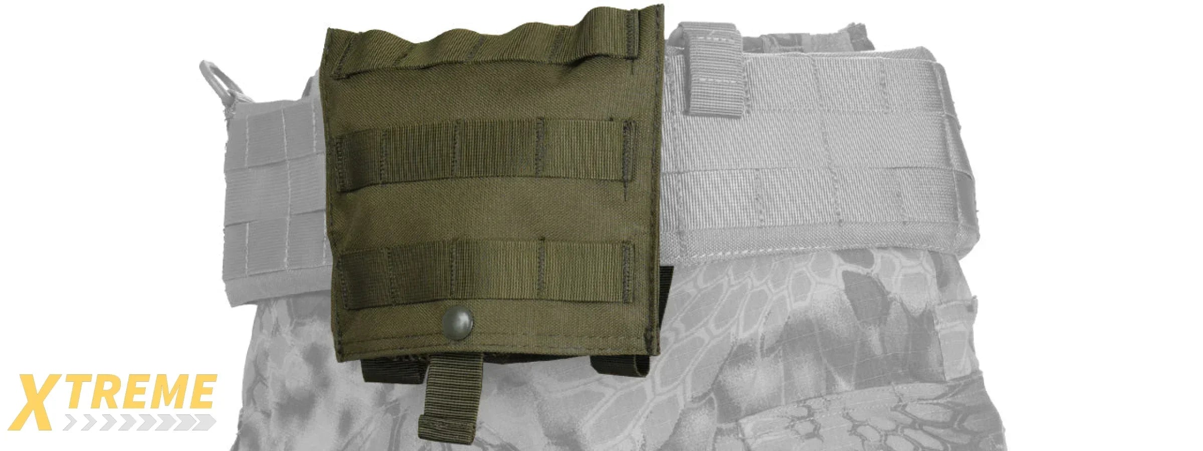 MOLLE PLATFORM FOLD-AWAY NETTING DUMP POUCH - TACTICAL REINFORCED ACCESSORY