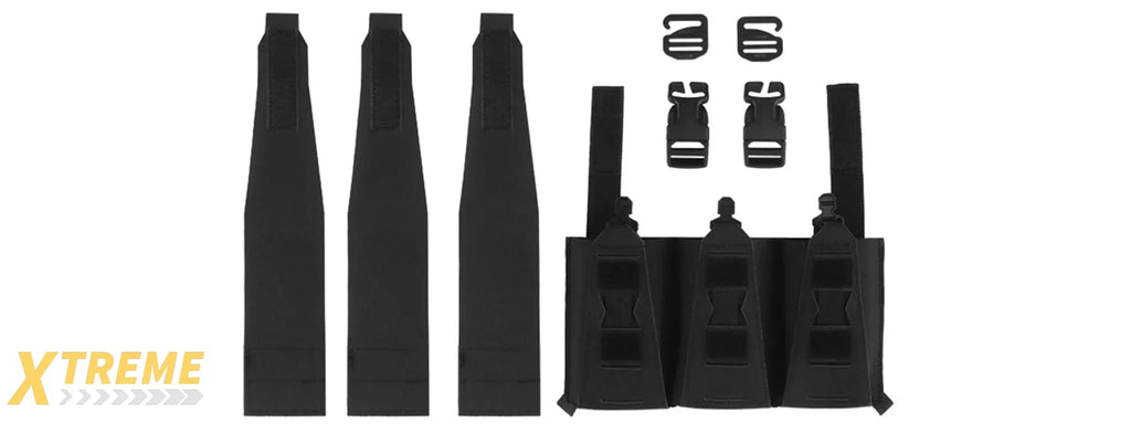 Multifunctional Triple Mag Pouches - Durable Tactical Modular Magazine Carrier System