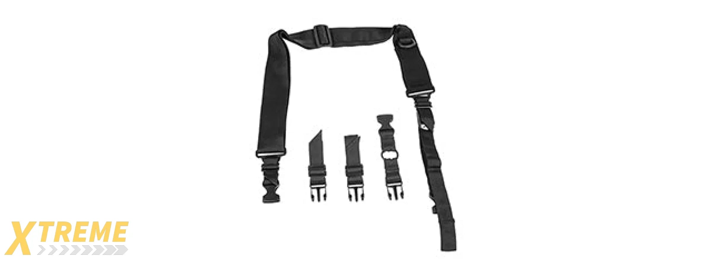 NCSTAR 2 POINT TACTICAL SLING SYSTEM (CONVERTIBLE) - ADJUSTABLE HEAVY DUTY RIFLE SLING