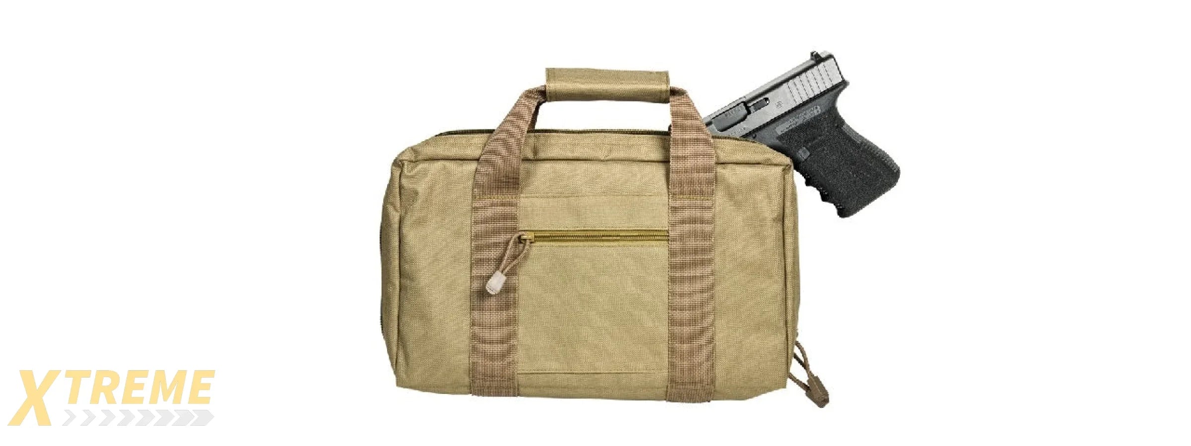 NCSTAR DISCREET PISTOL CASE (TAN)