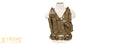 NCSTAR MILITARY CROSS DRAW TACTICAL VEST W/ INTEGRATED HOLSTER - TAN