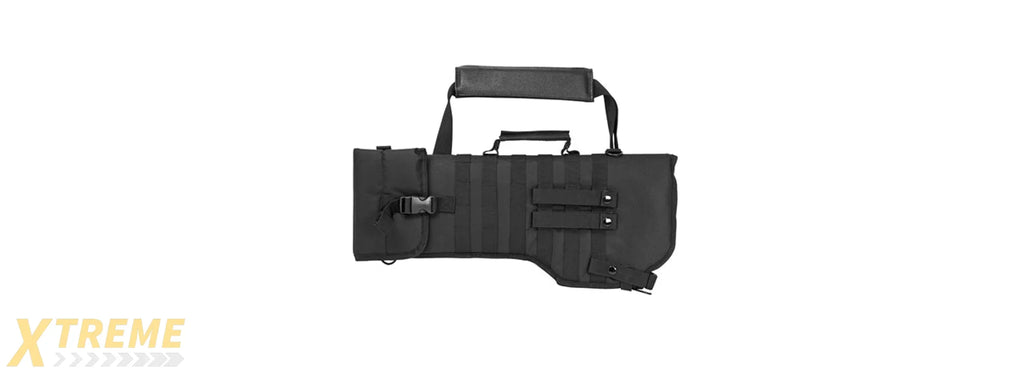 NCSTAR RIFLE SCABBARD PROTECTIVE GUN CASE W/ SHOULDER SLING - BLACK
