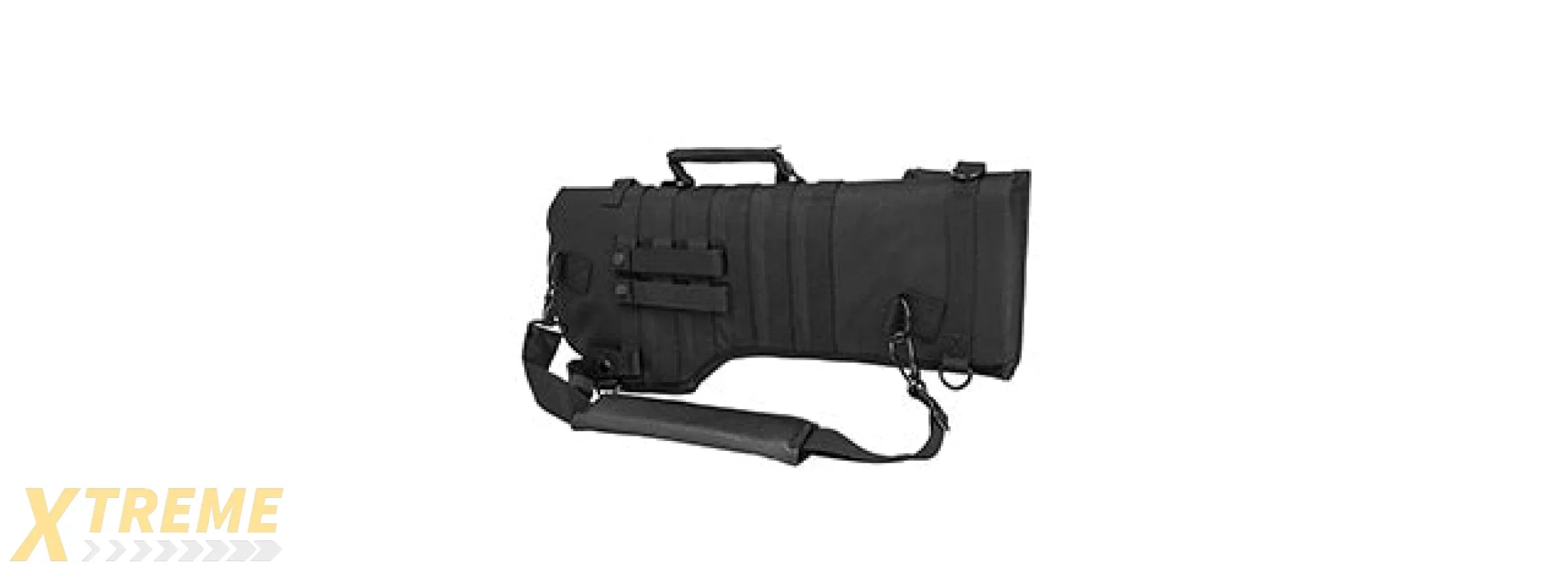 NCSTAR RIFLE SCABBARD PROTECTIVE GUN CASE W/ SHOULDER SLING - BLACK