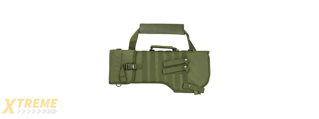 NCSTAR RIFLE SCABBARD PROTECTIVE GUN CASE W/ SHOULDER SLING - OD GREEN