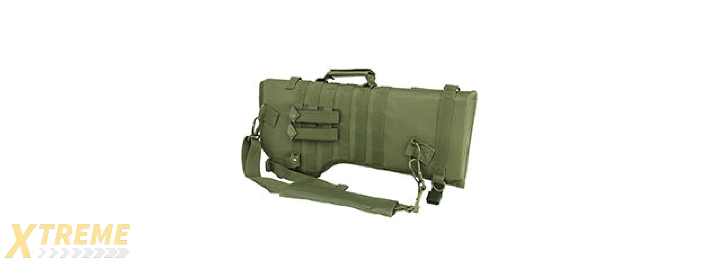 NCSTAR RIFLE SCABBARD PROTECTIVE GUN CASE W/ SHOULDER SLING - OD GREEN