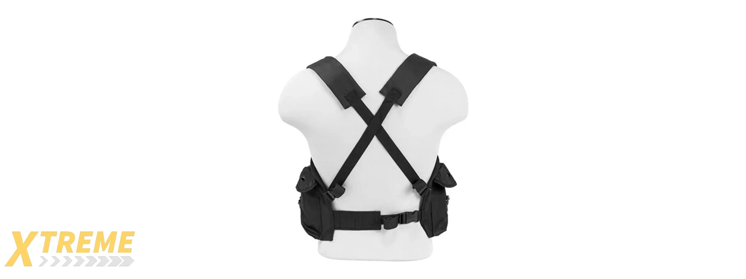 NCSTAR TACTICAL 6 POCKET AK CHEST RIG - ADJUSTABLE MODULAR LOAD CARRYING MILITARY GEAR