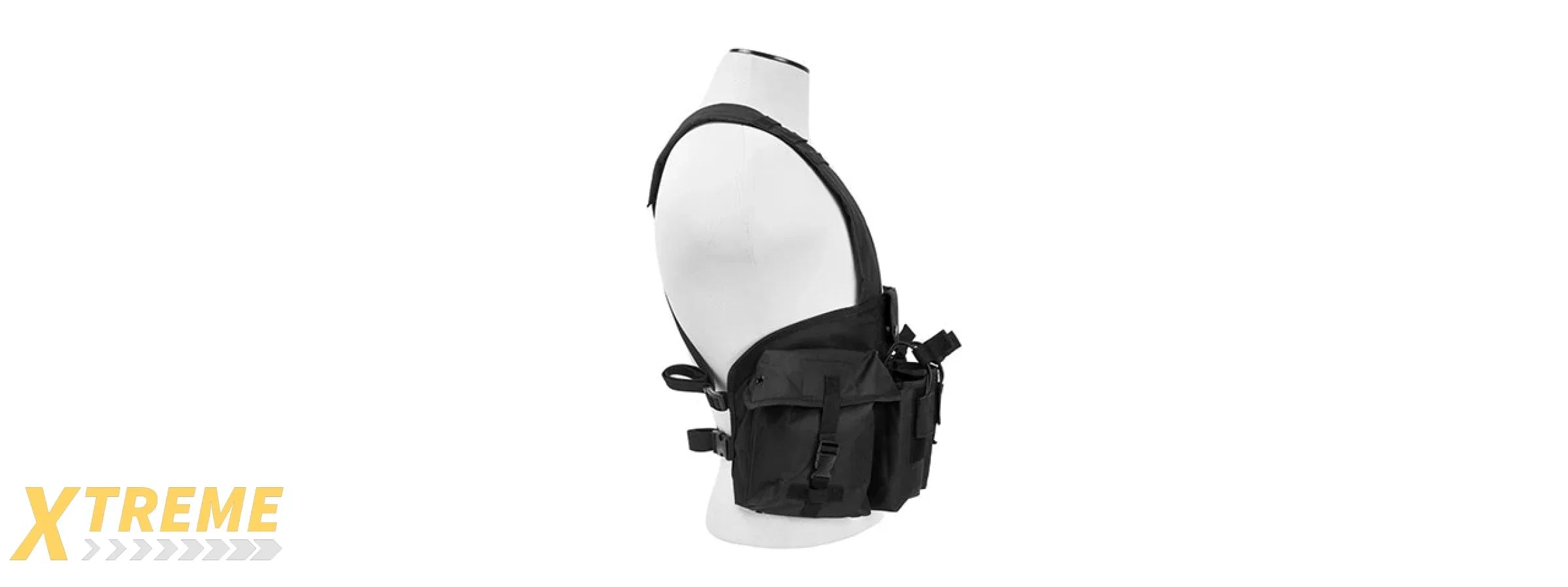 NCSTAR TACTICAL 6 POCKET AK CHEST RIG - ADJUSTABLE MODULAR LOAD CARRYING MILITARY GEAR