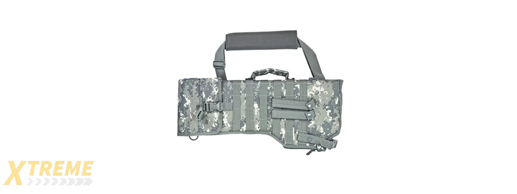 NCSTAR TACTICAL MOLLE RIFLE SCABBARD W/ SHOULDER SLING - ACU