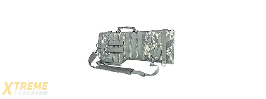 NCSTAR TACTICAL MOLLE RIFLE SCABBARD W/ SHOULDER SLING - ACU