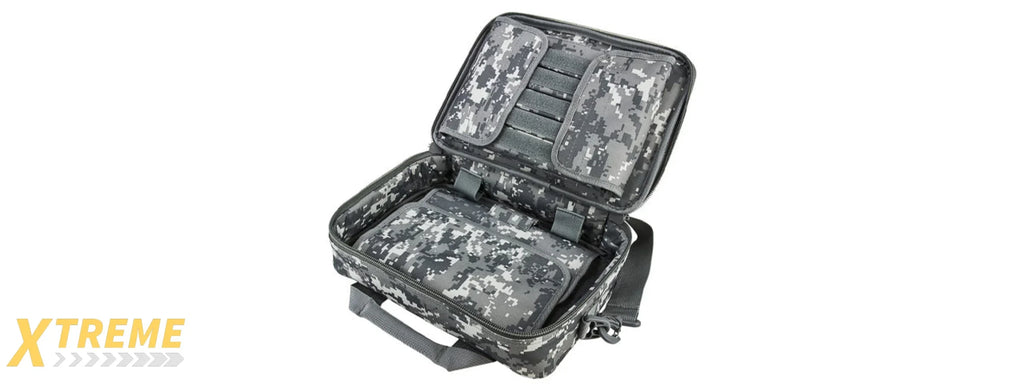NcStar VISM Double Pistol Range Bag for Gear and Accessories