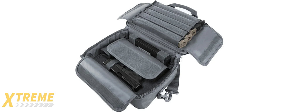 NcStar VISM Double Pistol Range Bag for Gear and Accessories