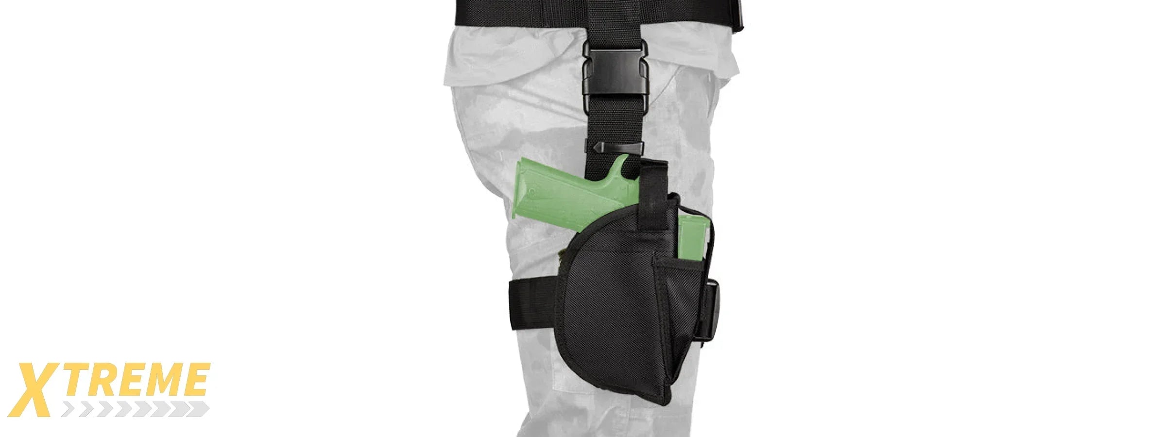 NcStar VISM Drop Leg Holster & Magazine Pouch 3-Piece Set with Adjustable Straps