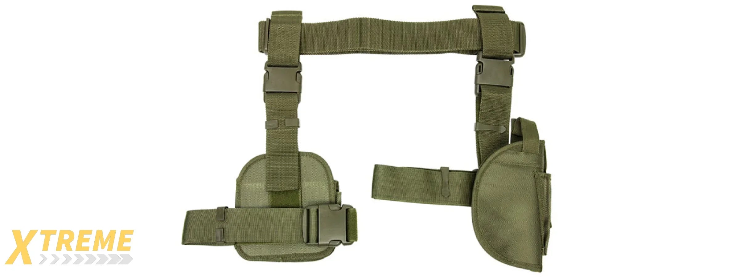 NcStar VISM Drop Leg Holster & Magazine Pouch 3-Piece Set with Adjustable Straps