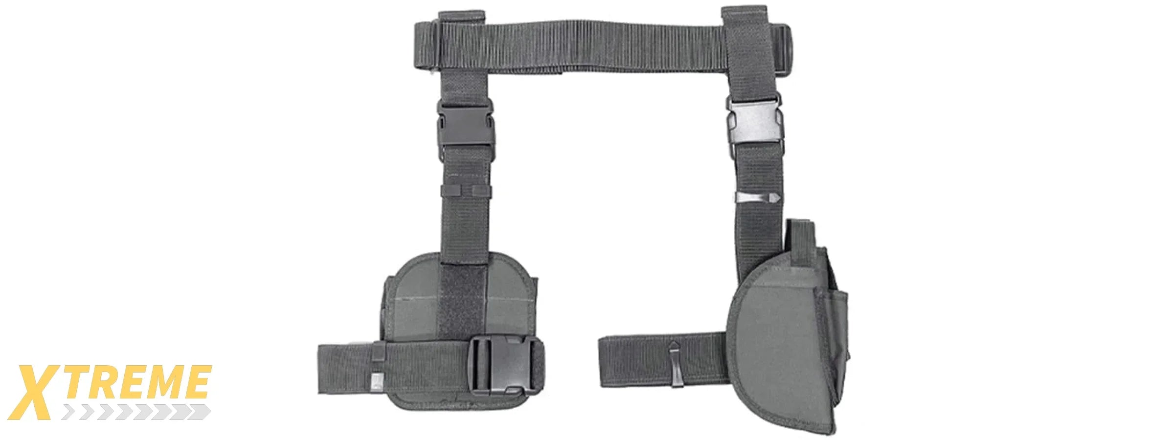 NcStar VISM Drop Leg Holster & Magazine Pouch 3-Piece Set with Adjustable Straps