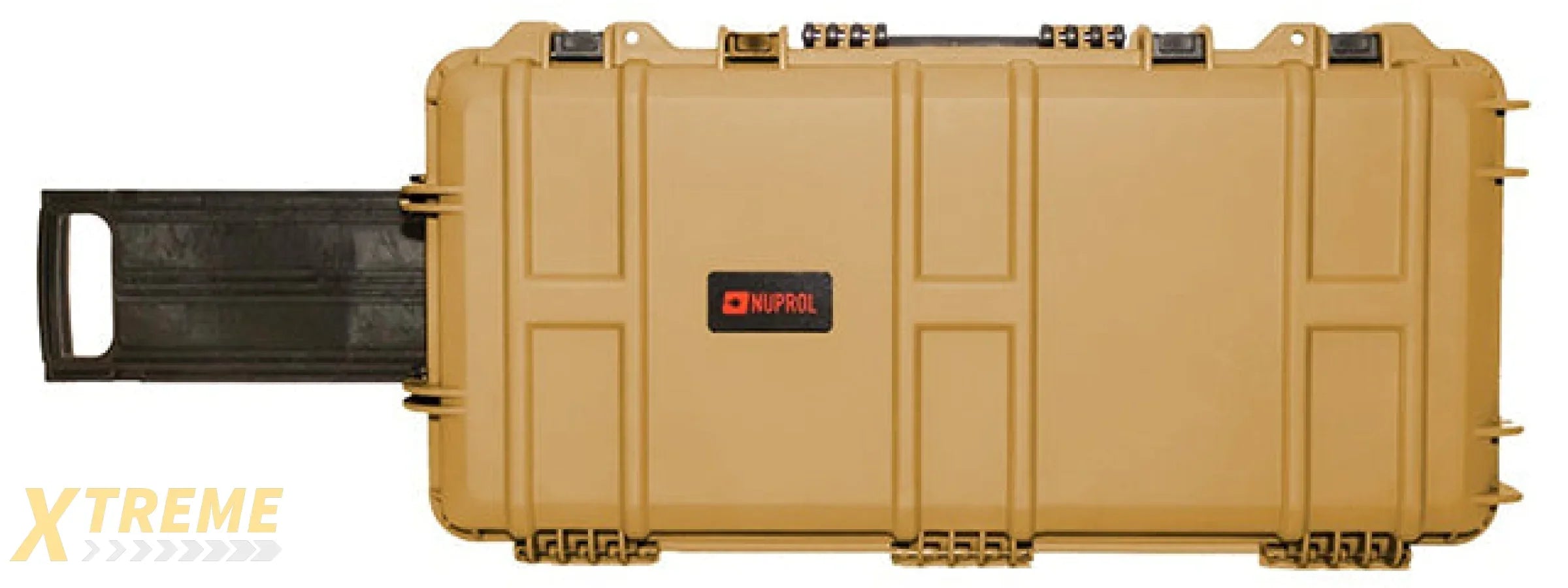 Nuprol Premium Medium 31.5" Hard Rifle Case with Wave Foam - (Tan)