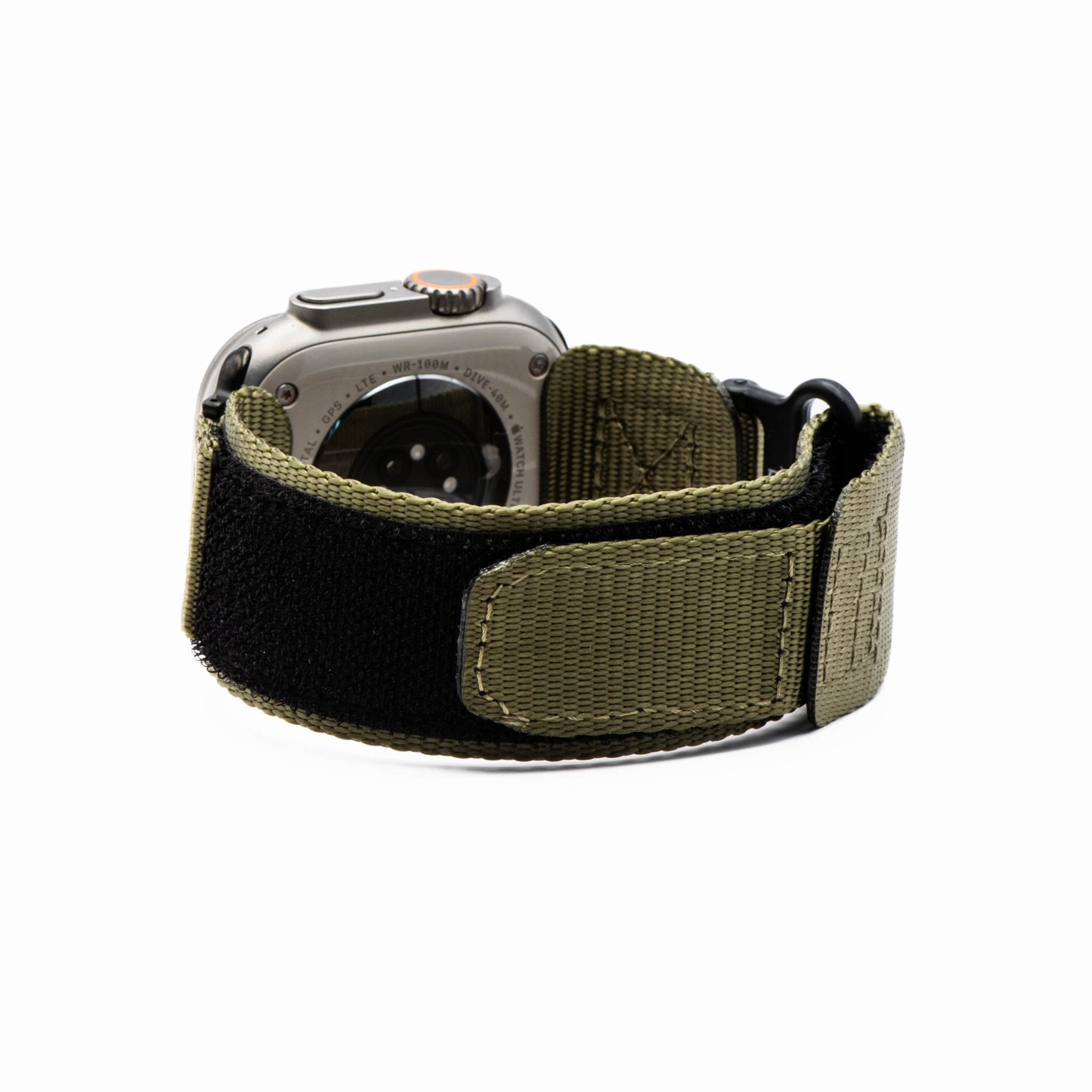 Nylon Velcro Band - For Apple Watch - Green