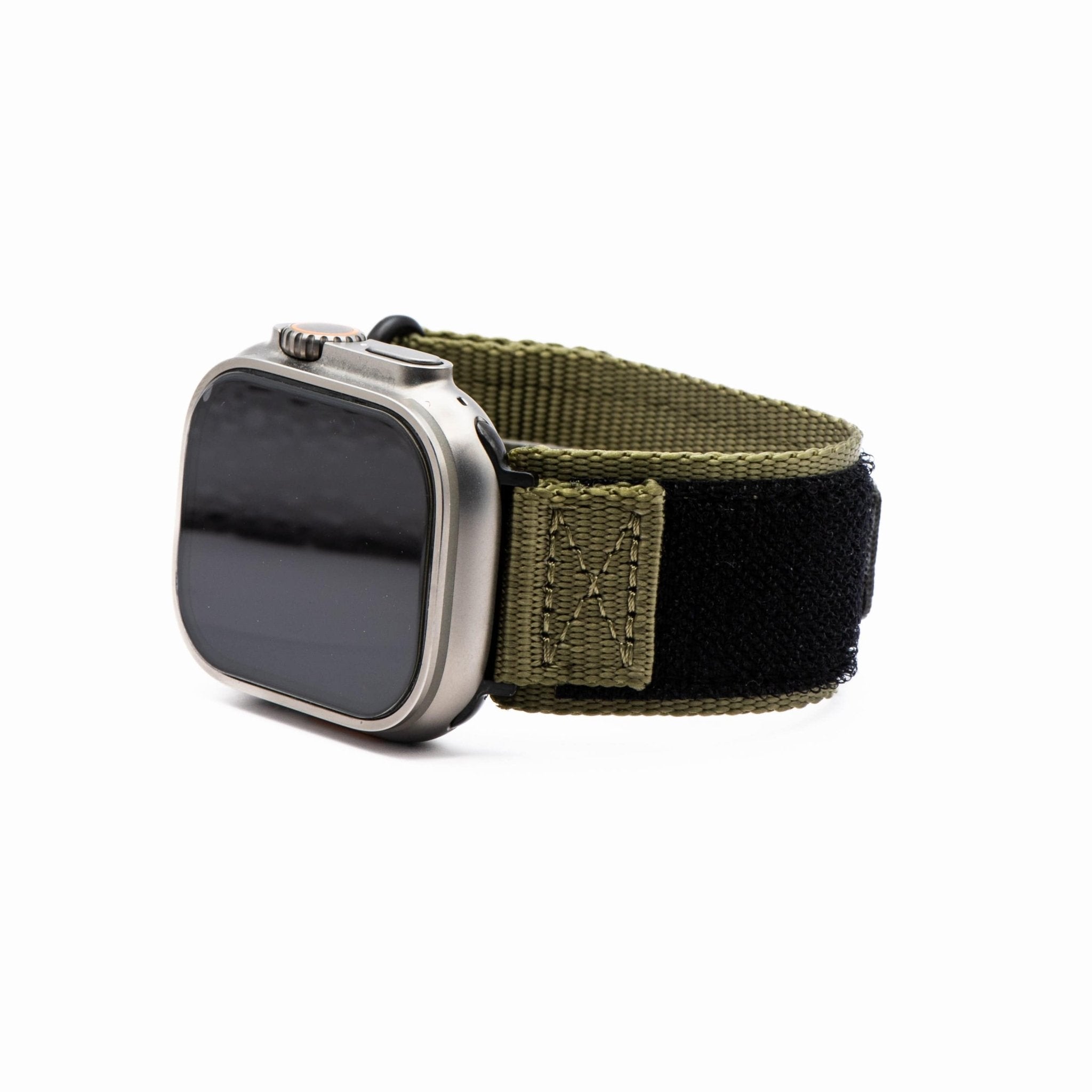 Nylon Velcro Band - For Apple Watch - Green