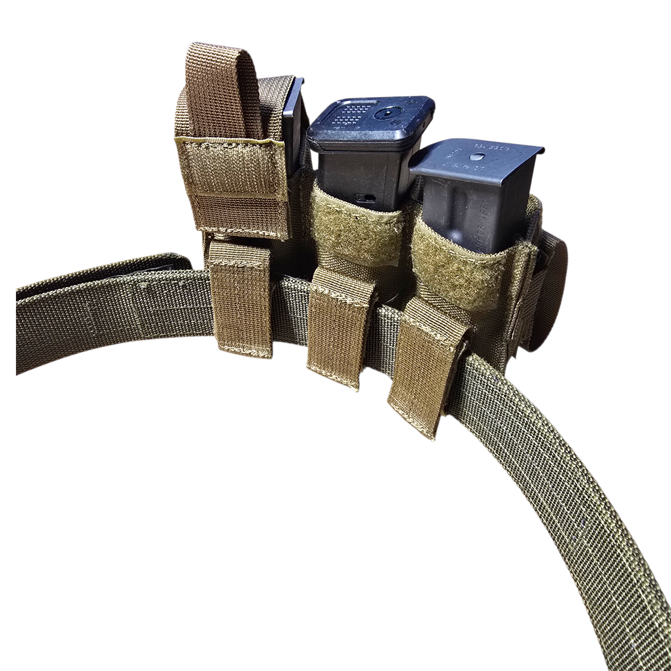 Blackhawk! Coyote Belt Mounted Triple Pistol Mag Pouch