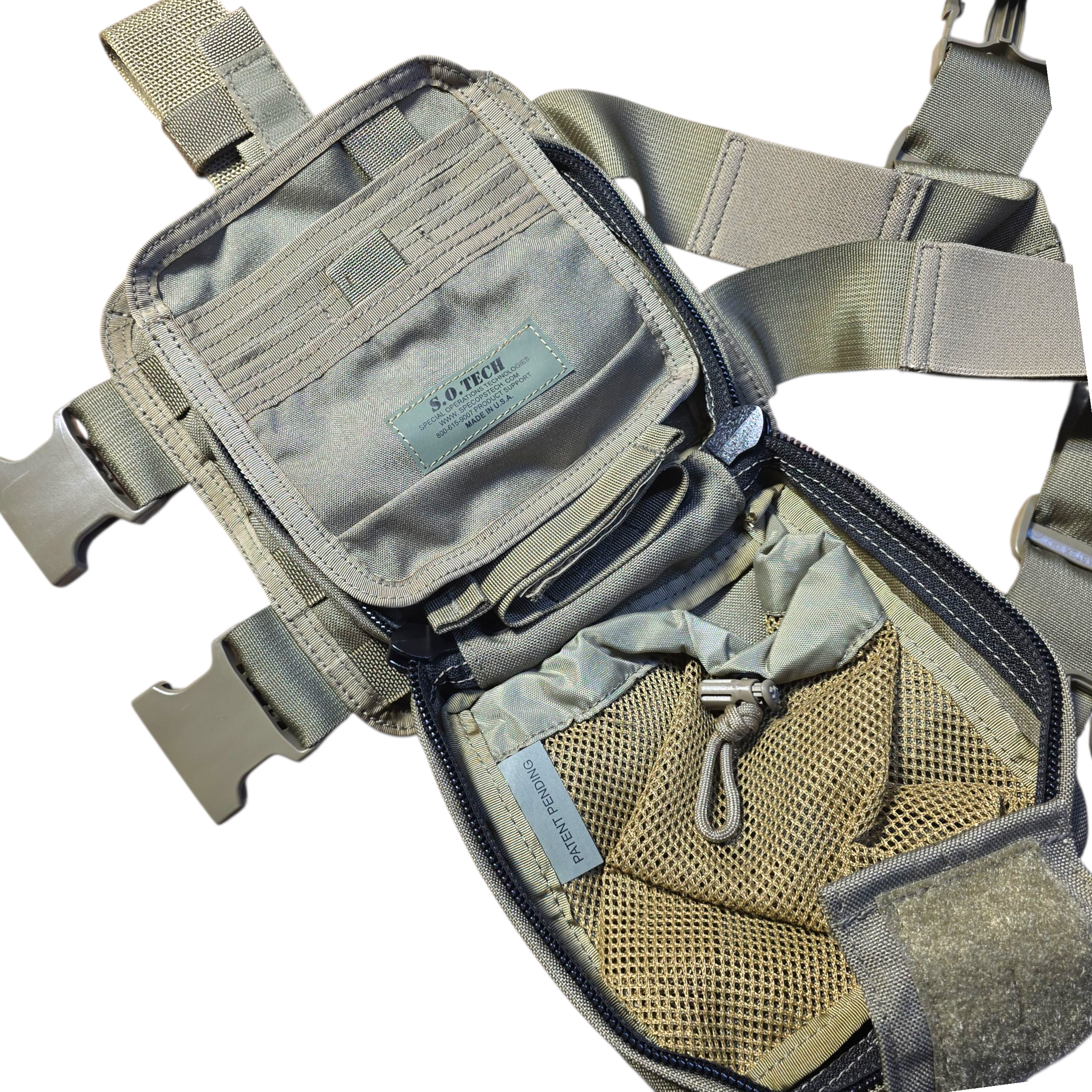 S.O. Tech Drop Leg Panel, IFAK Pouch, and Insert (Coyote)