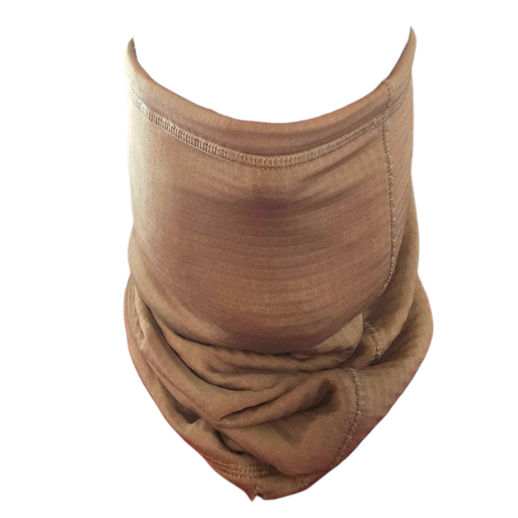 USGI Tan Grid Fleece Neck Gaiter