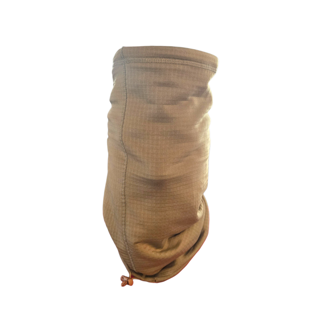 USGI Tan Grid Fleece Neck Gaiter