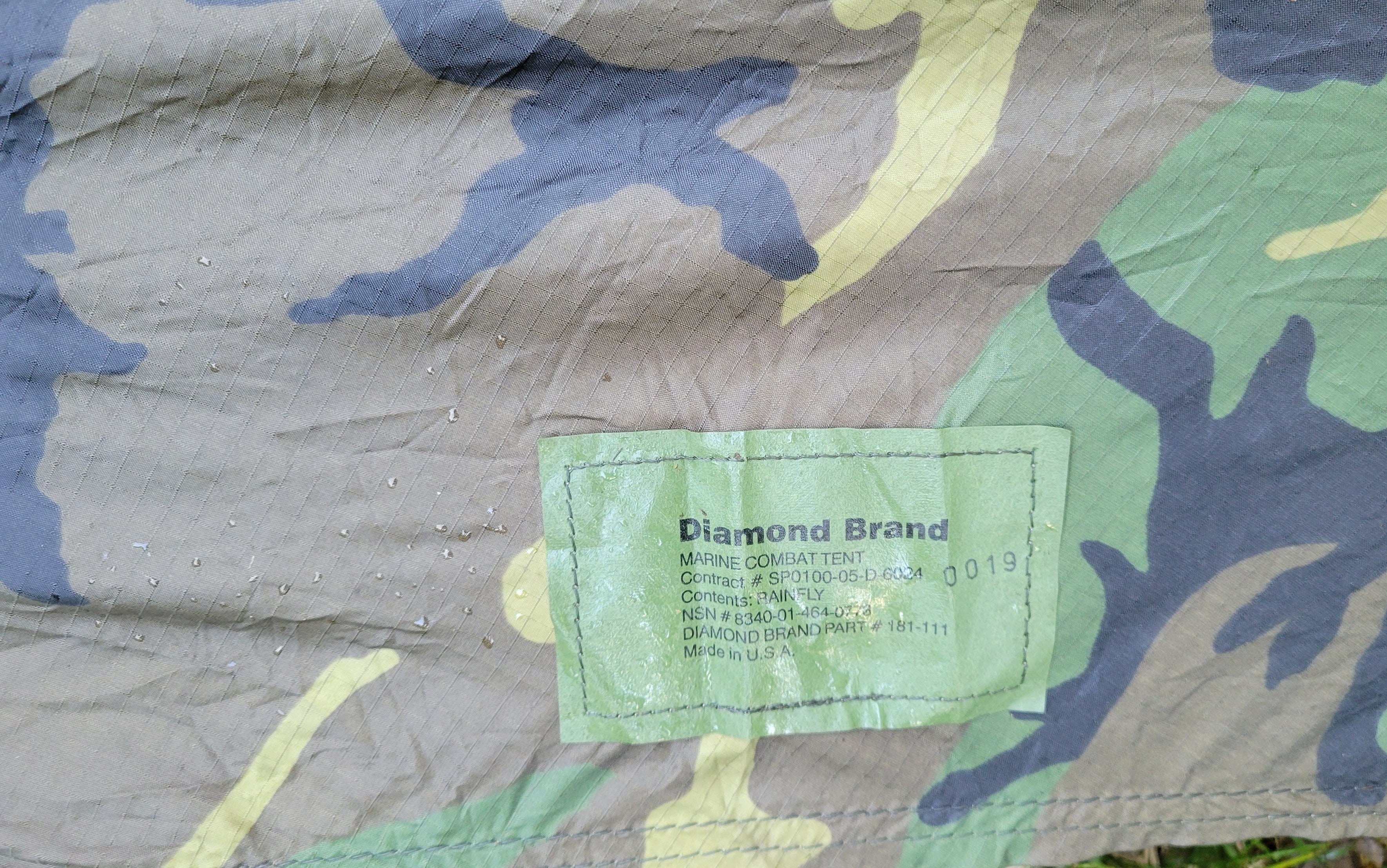 Diamond Brand USMC 2 Man Combat Tent