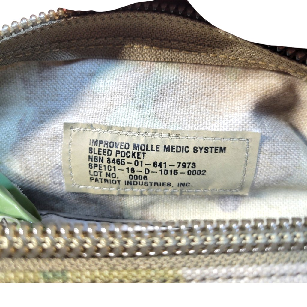 Improved MOLLE II "Bleed Pocket"