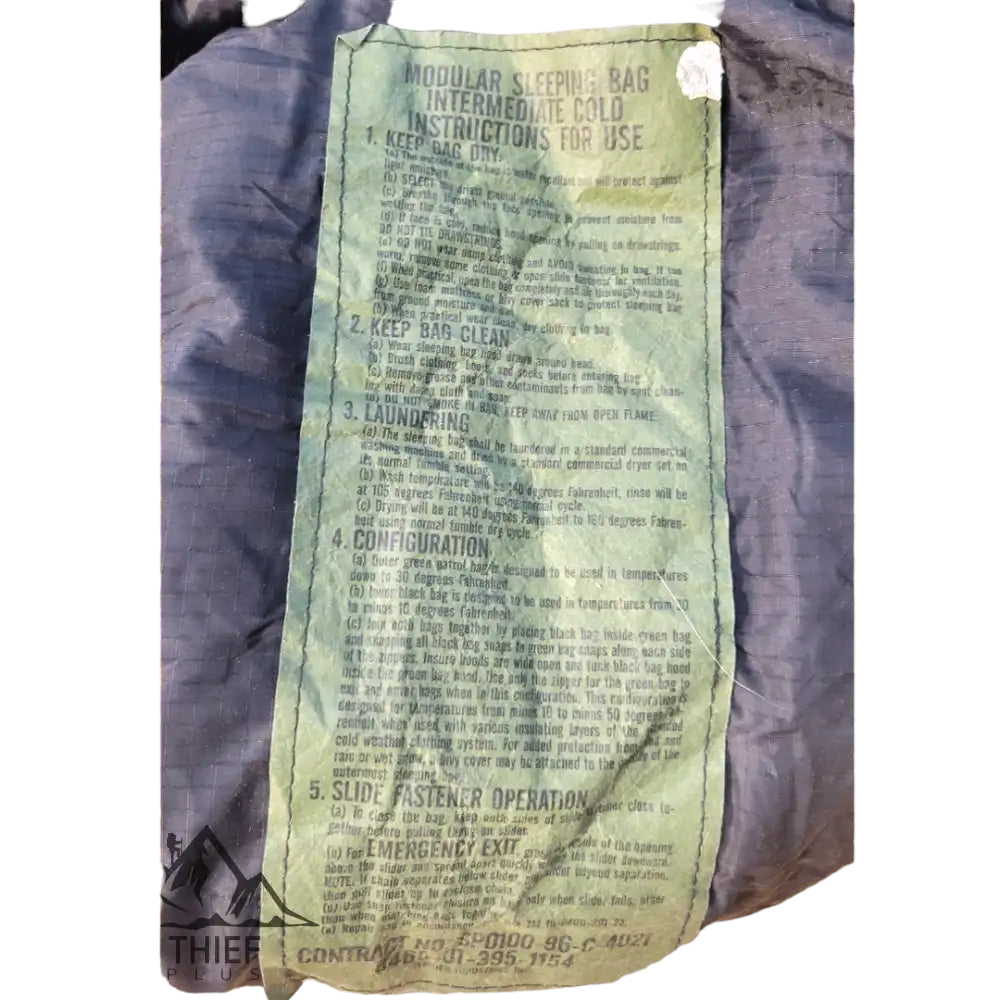 Intermediate Sleeping bag (Black)
