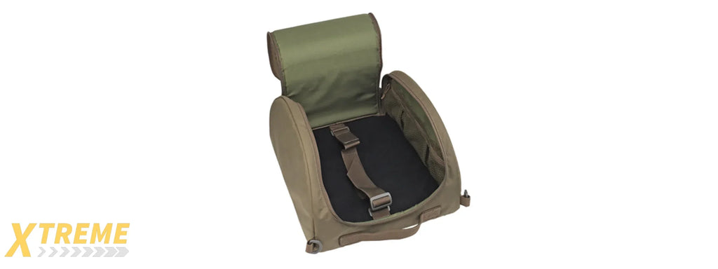 Padded Helmet Storage Bag with Carry Handle and Protective Foam Lining for Helmets