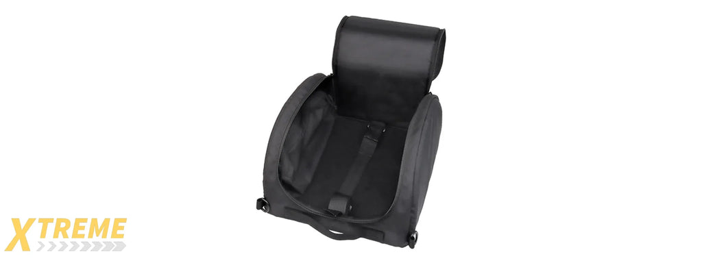 Padded Helmet Storage Bag with Carry Handle and Protective Foam Lining for Helmets
