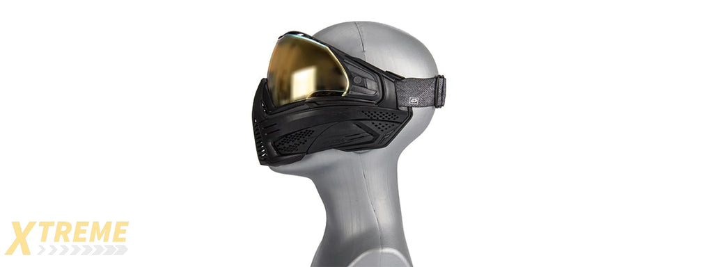Push Paintball Unite Mask — Full-Face Paintball Goggles with Anti-Fog Ventilation
