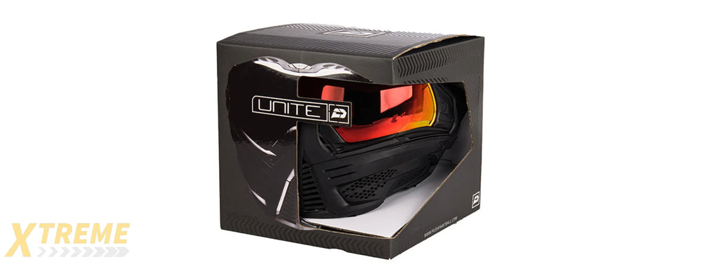 Push Paintball Unite Mask — Full-Face Paintball Goggles with Anti-Fog Ventilation