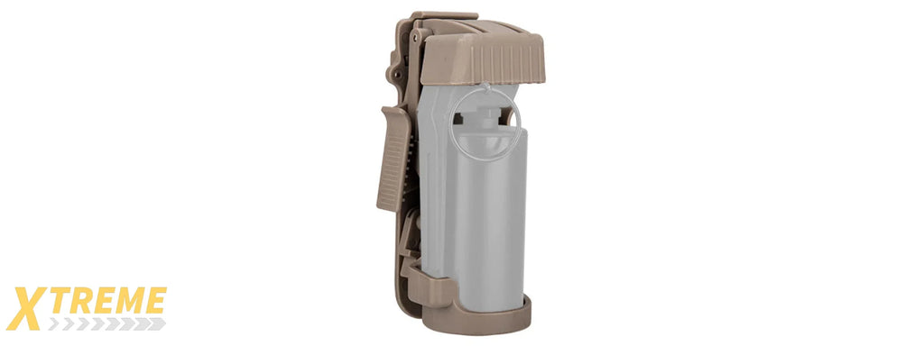 QR FLASH BANG GRENADE HOLSTER FOR MOLLE - TACTICAL QUICK-RELEASE DESIGN