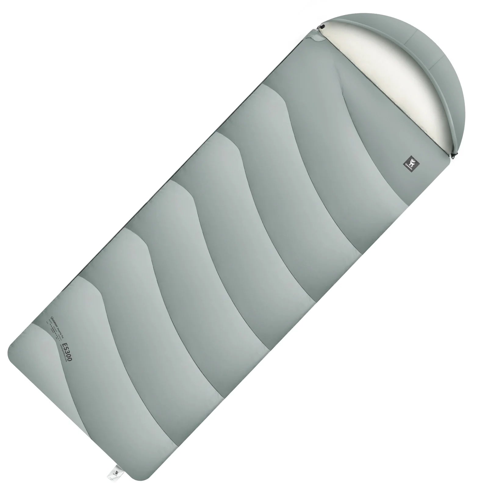 Cotton Envelope Portable Backpacking Sleeping Bag for Outdoor Camping with Compression Sack