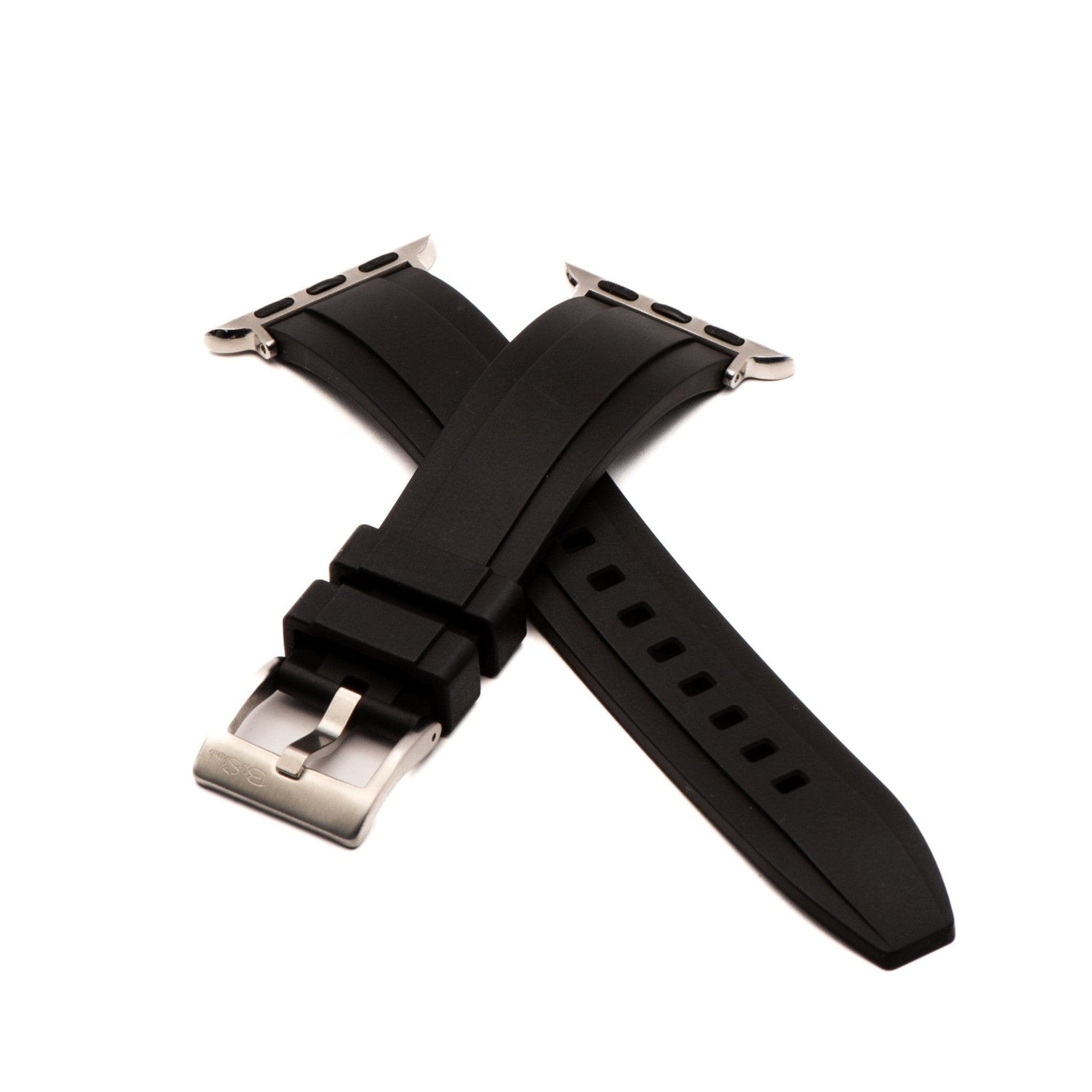 Ridge Rubber Band - For Apple Watch - Black
