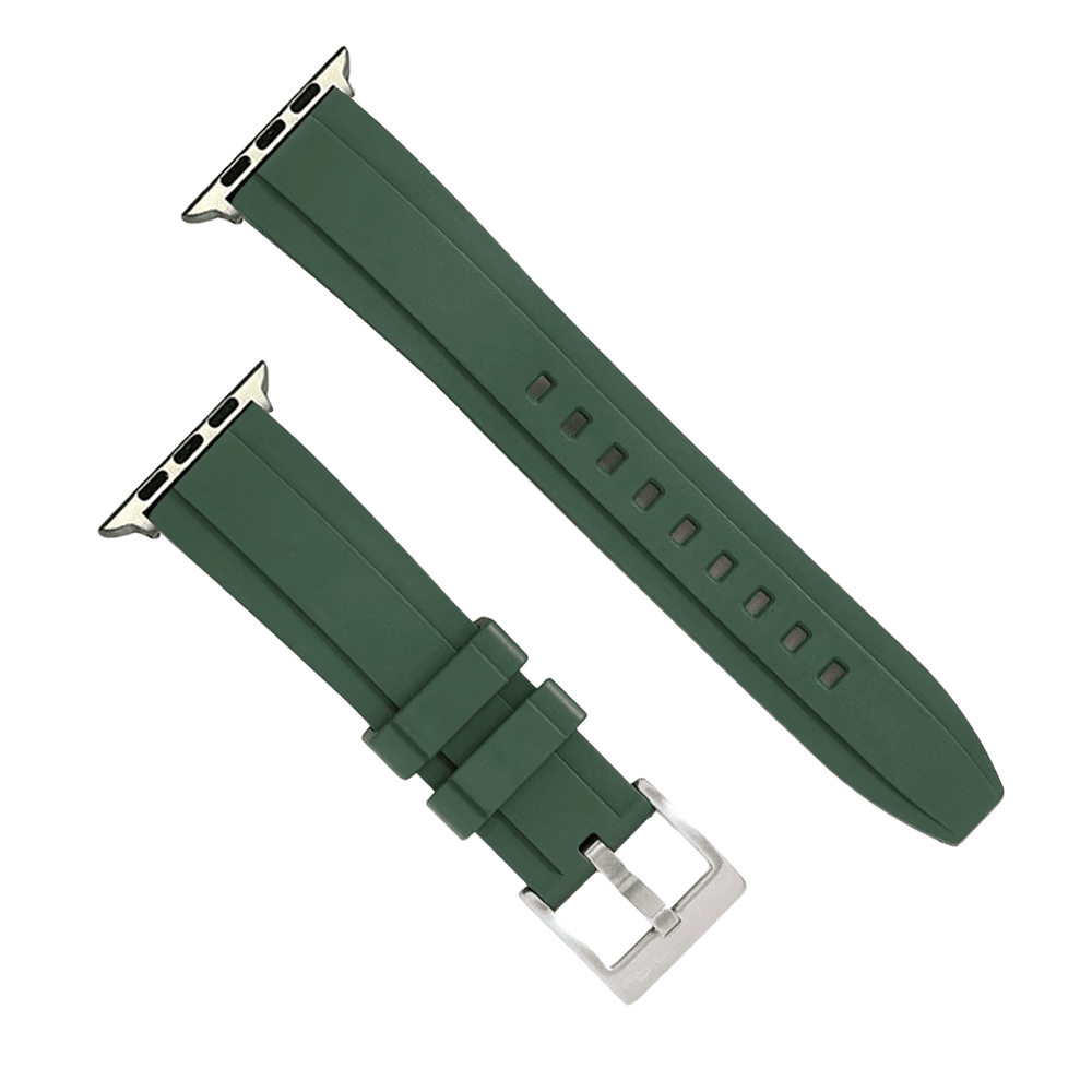 Ridge Rubber Band - For Apple Watch - Green